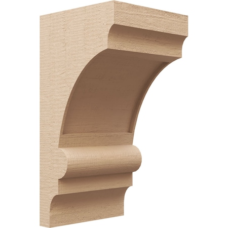 Ekena Millwork 12"W x 12"D x 24"H Wide Diane Rough Cedar Woodgrain TimberThane Corbel, Primed Tan CORUR12X12X24DIARCPR